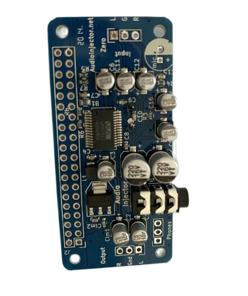 

Audio Injector PPI0 Звуковая карта Zero для Raspberry PI