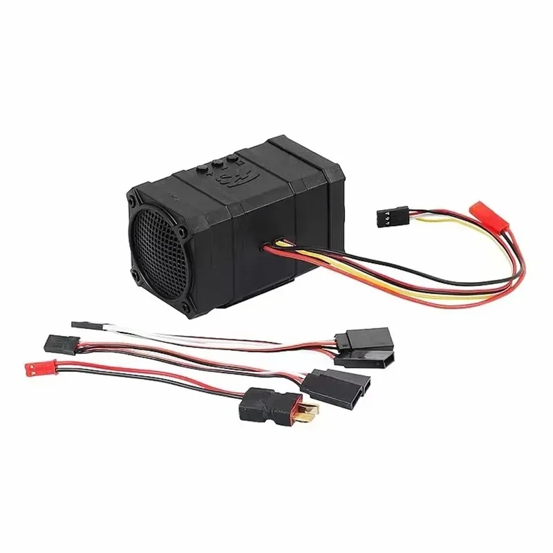 

Remote car Two-channel Sound Simulator 10 Sound Effect Speakers Linkage Engine Sound Group for 1/10 RC Crawler SCX10 D90 TRX4