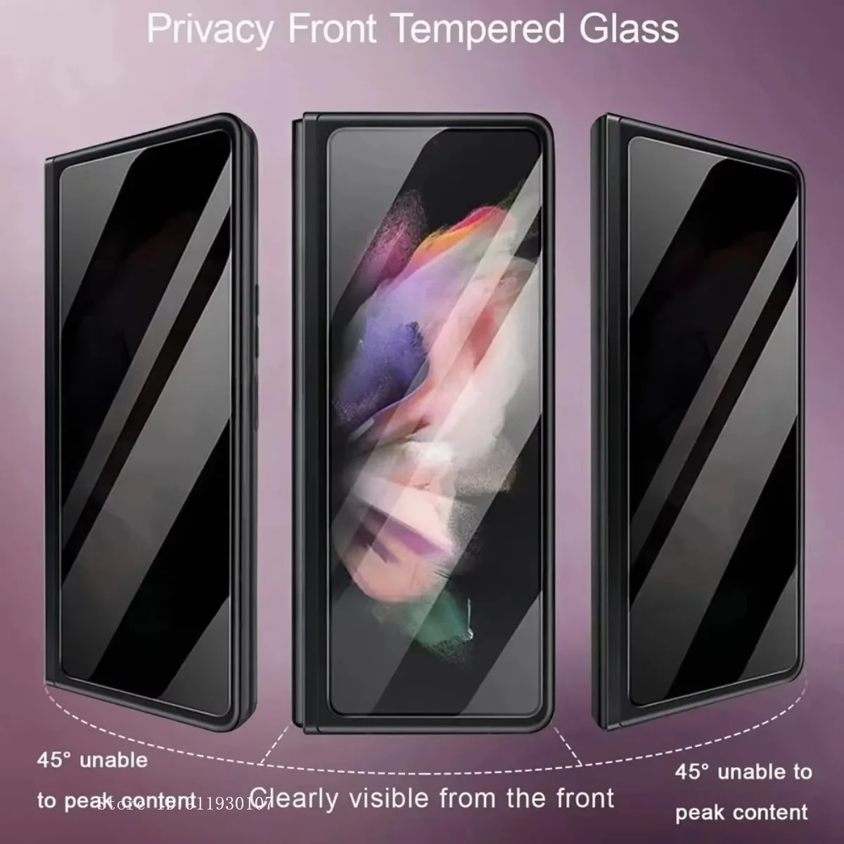 Premium Privacy Tempered Glass Screen Protector for Samsung Galaxy Z Fold