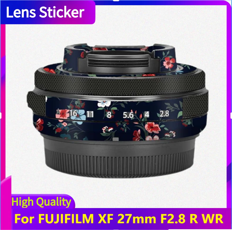 

For FUJIFILM XF 27mm F2.8 R WR Lens Sticker Protective Skin Decal Vinyl Wrap Film Anti-Scratch Protector Coat XF27 2.8