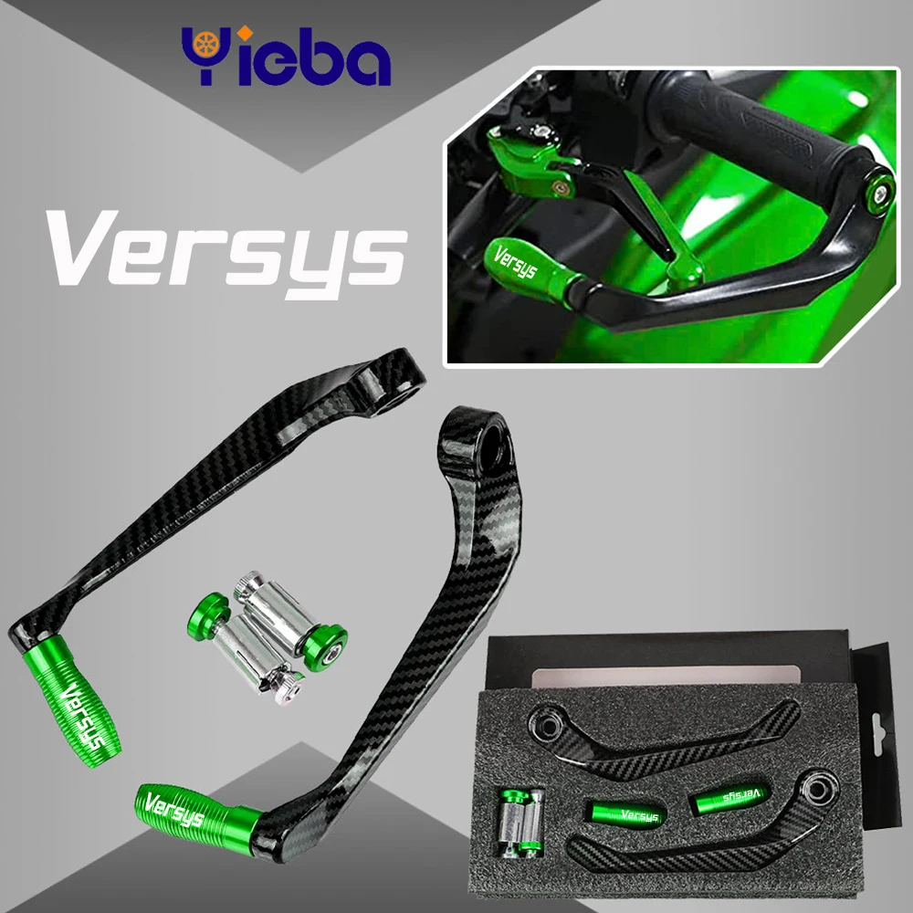 

Motorcycle For KAWASAKI VERSYS 650 1000 X300 KLE650 Accesories 7/8'' 22MM Handlebar Grips Brake Clutch Levers Guard Protector