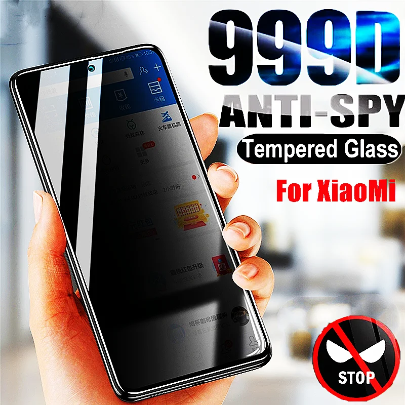 Privacy Screen Protectors for Xiaomi Redmi Note 11 10 9 9A 9S 8 7 Pro