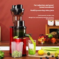 Extracteur de jus de fruits et légumes, 220V, séparation des scories à domicile, gingembre, presse-agrumes multifonctionnel, automatique 2