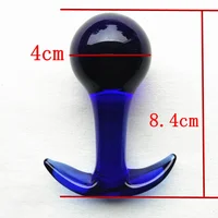 40mm Glas Butt Plug Anal Perlen Für Frauen Dildos Vaginal Ball Männer Prostata-massagegerät Weibliche Masturbator Sex Spielzeug Erotische produkte 6