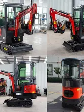  Factory 1800kg Exavator for Sale Mini 0.8ton 1.0ton Hydraulic Crawler Excavator 