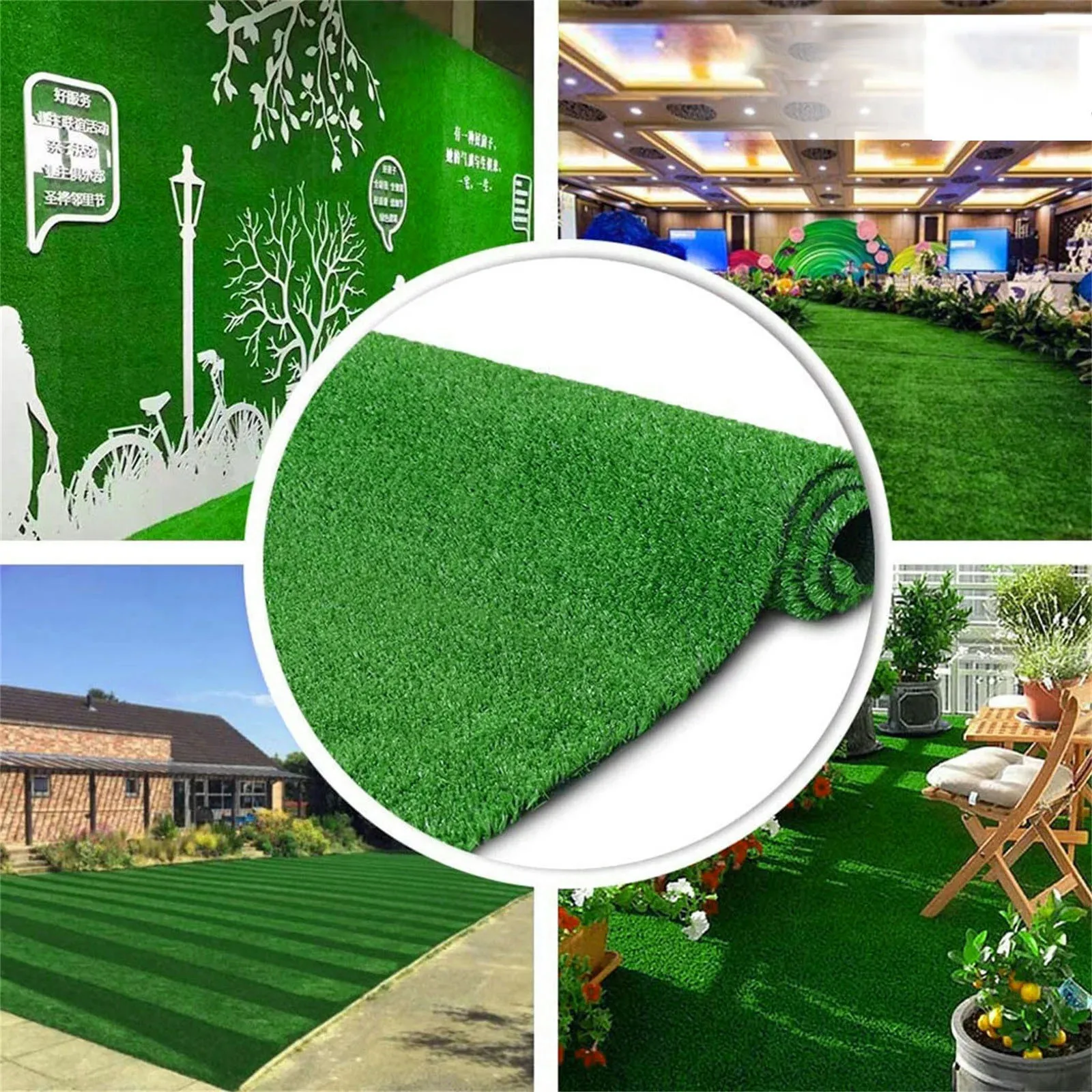 Artificial Turf Grass 5x8FT Extra Large Polypropylene (PP)Material Indoor Outdoor for Dog Turf Grass Pad Fake
