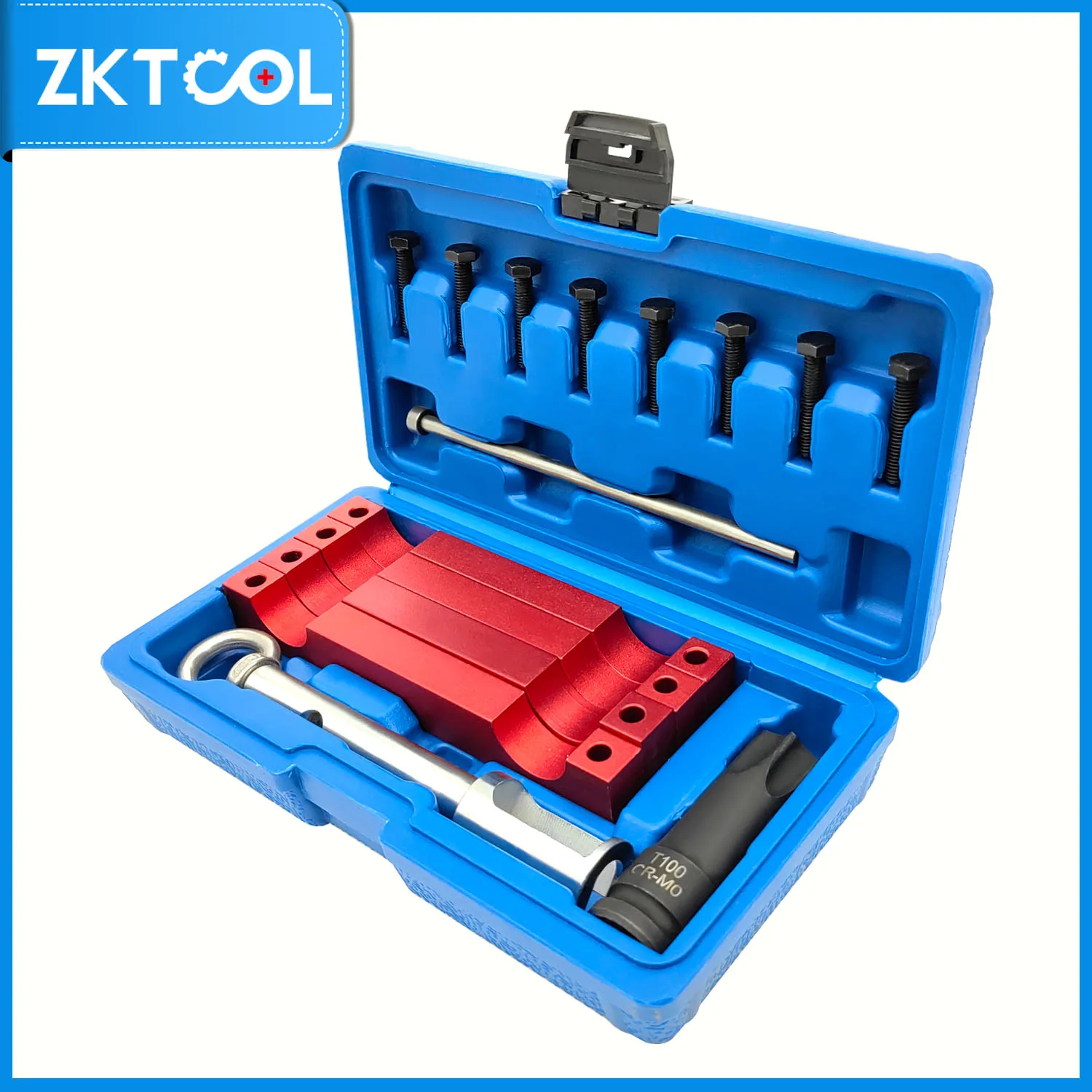 Suitable for Mercedes Benz M157/M276/M278 engine timing tool with T100 and injector removal pull tool OEM 278589003300 2
