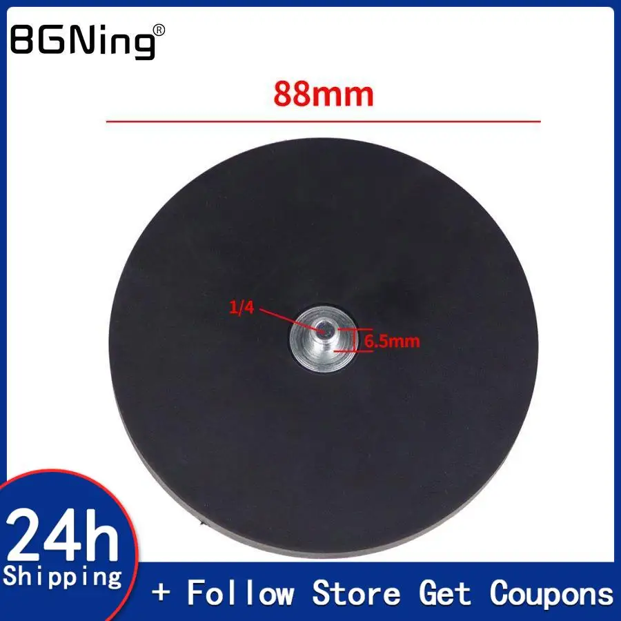 D66mm D43mm 마그네틱베이스 장착 브래킷 자동차 흡입 컵 전화 홀더 DSLR 카메라 사진 스튜디오 액세서리에 대 한 1/4*4MM 나사
