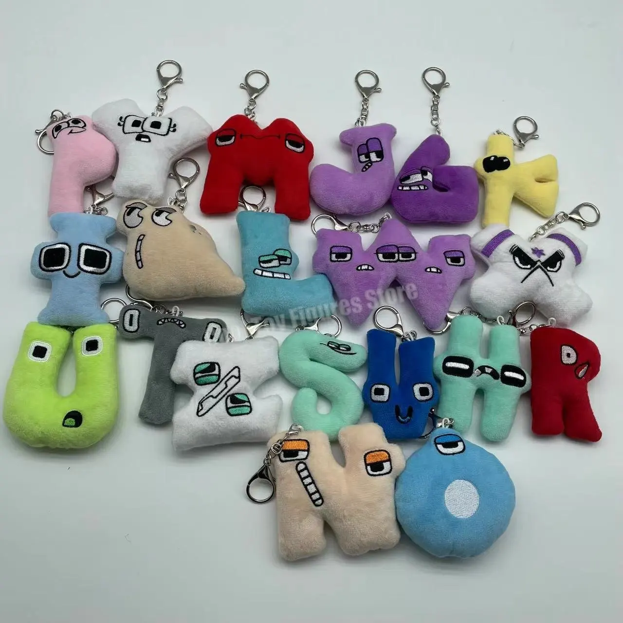 Alphabet Lore Keychain Bag Key Chains Pendant Backpack Decor Alphabet  Ornament#h