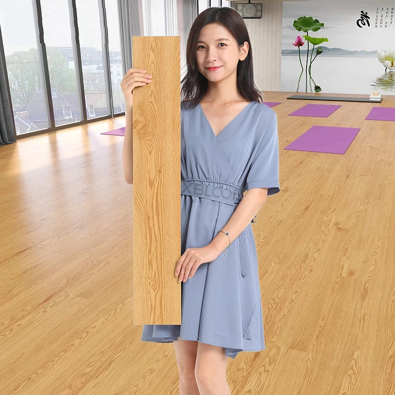 Thick 3D Wood Grain Floor Sticker Waterproof Self-Adhesive Abrasion Resistant PVC tiles Bedroom Toilet Kitchen Home 