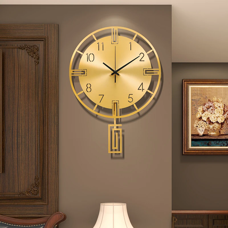 DigitalRoomAlarmClockBigLuxuryParticularWallClocksLivingRoom