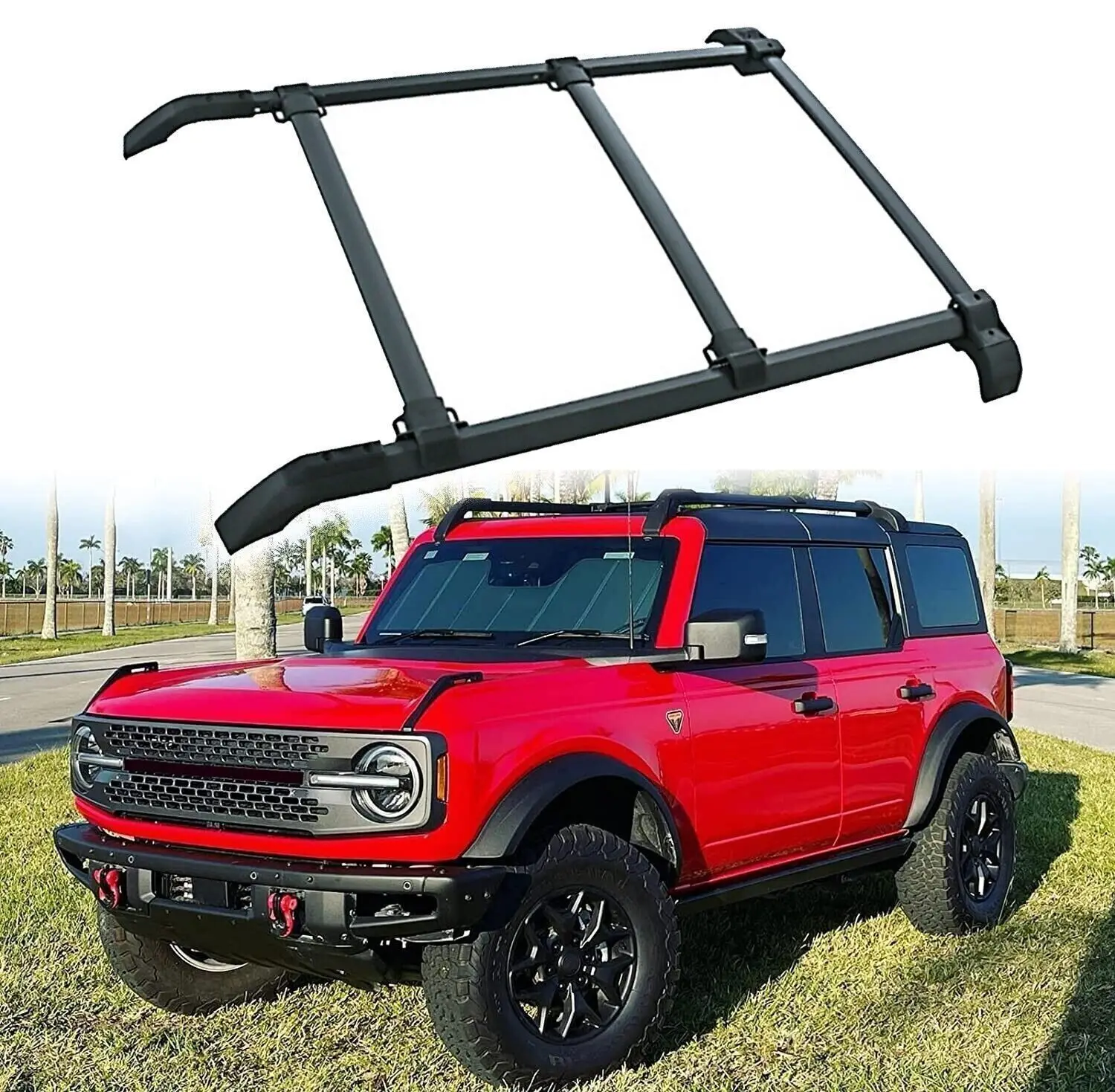

Поперечная рейка на крышу для Ford Bronco Hard TOP 2Door 4Door 2021-2023, 5 шт.