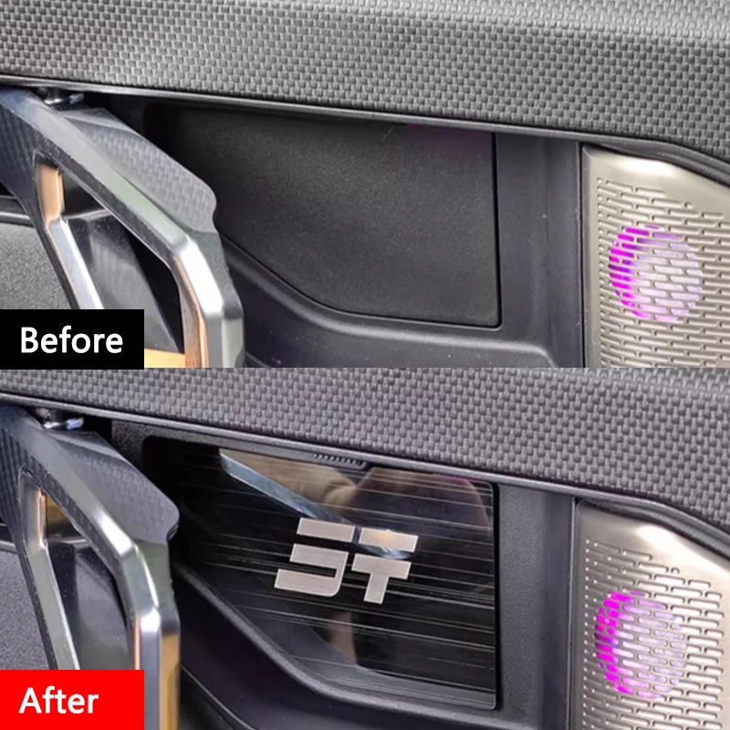 ملصقات وعاء الباب الداخلي لملحقات Chery Jetour Tra...