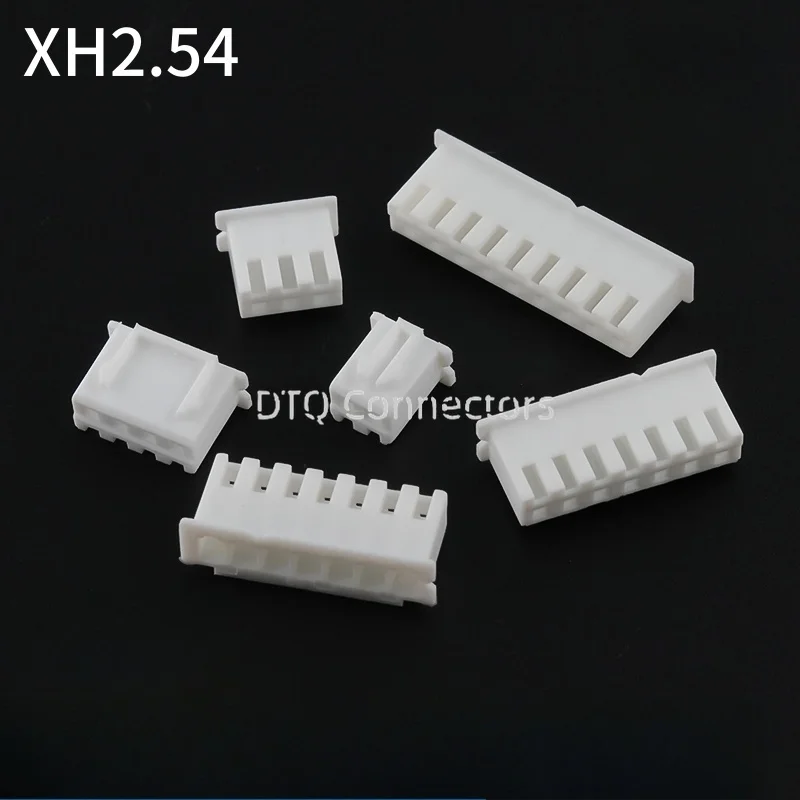 XH2.54 Connector Leads Header Housing 2.54 มม.เปลือกพลาสติก XH-2P/3P/4P/5P/6P/7P/8P/9P/10P XH2A/3A/4A/5A/6A/7A/8A/9A/10A 1