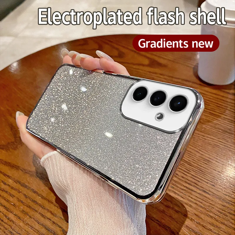 Shiny Glitter Silicone Soft Phone Case