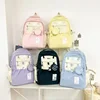Cute Girl High Beauty Backpack 2024 New High School and Middle School Students Large Capacity Backpack Mochilas Escolares 5