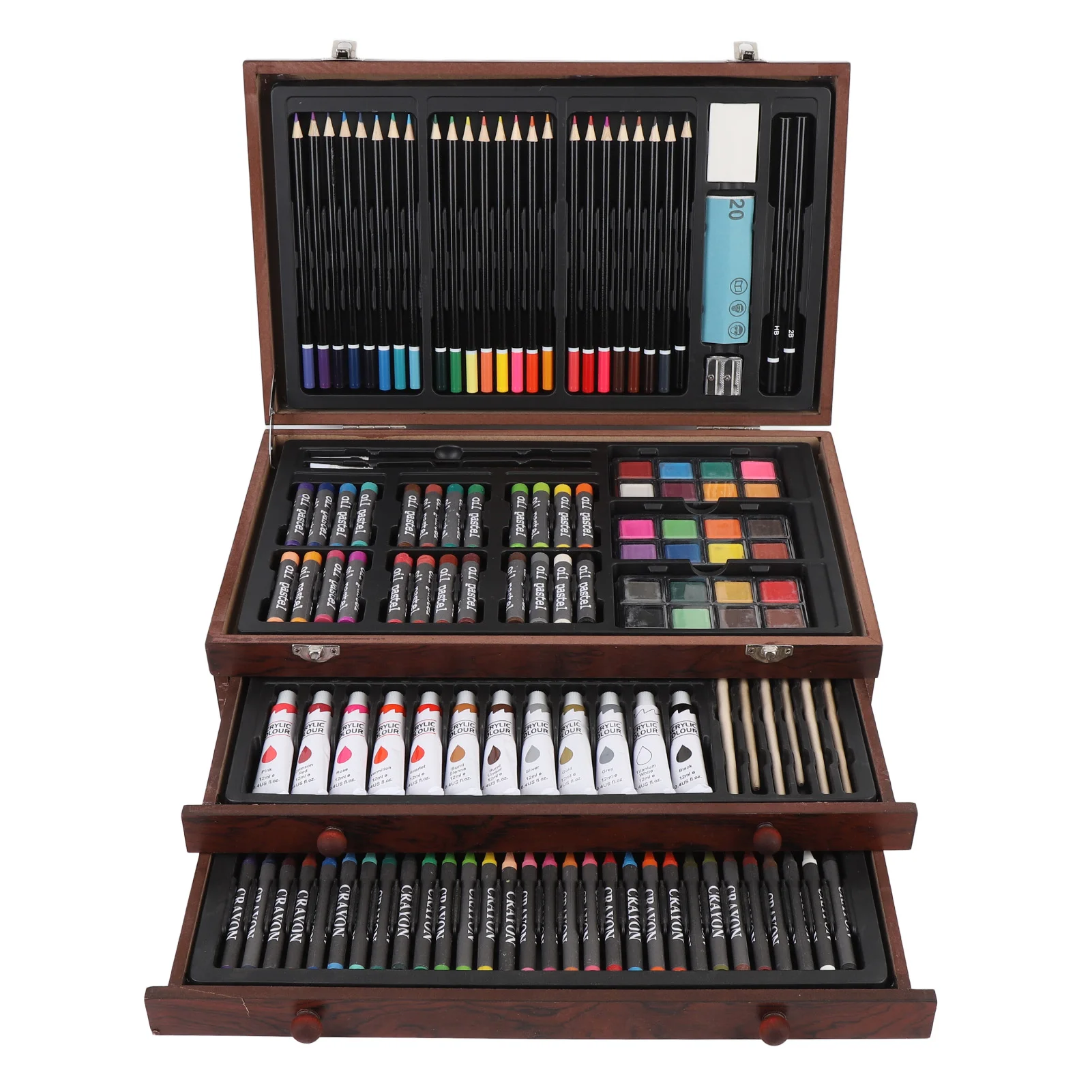 142PCS Wooden Art Set 2
