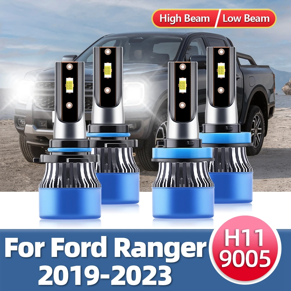 

LSlight Auto Turbo Luces CSP лампы яркости 12В Замена 15000LM для Ford Ranger 2019 2020 2021 2022 2023 фары лампы