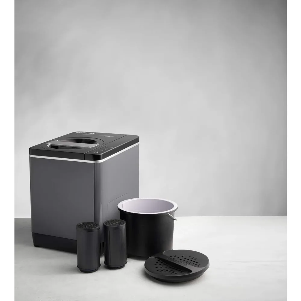 Food Cycler,2 L,Odorless & Quiet,easy cleaning,Easy To Use,carbon filter lid reduces odors,Reduce your food waste year round. 2