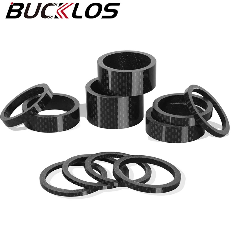 Bicycle Stem Spacer 11PCS Carbon Fiber Road Mountain Bike Headset