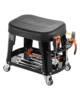 17910-028230.jpg SucceBuy Mechanic Stool 300lbs Garage Seat with Wheels 360° Swivel Rolling Workshop Stool with Tool Tray for Garage, Shop Repair