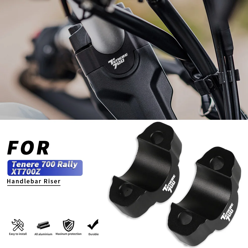 Per Yamaha Tenere 700 Rally Xt700Z Xtz 700 2019 2020 2021 Moto 20Mm Manubrio Riser Bar Mount Maniglia Morsetto Tenere700