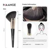 MAANGE Dense Blush Bronzer Brush Angled Makeup Brush Premium Brush Perfect For Face Contouring Highlighting For Creams Powders 5