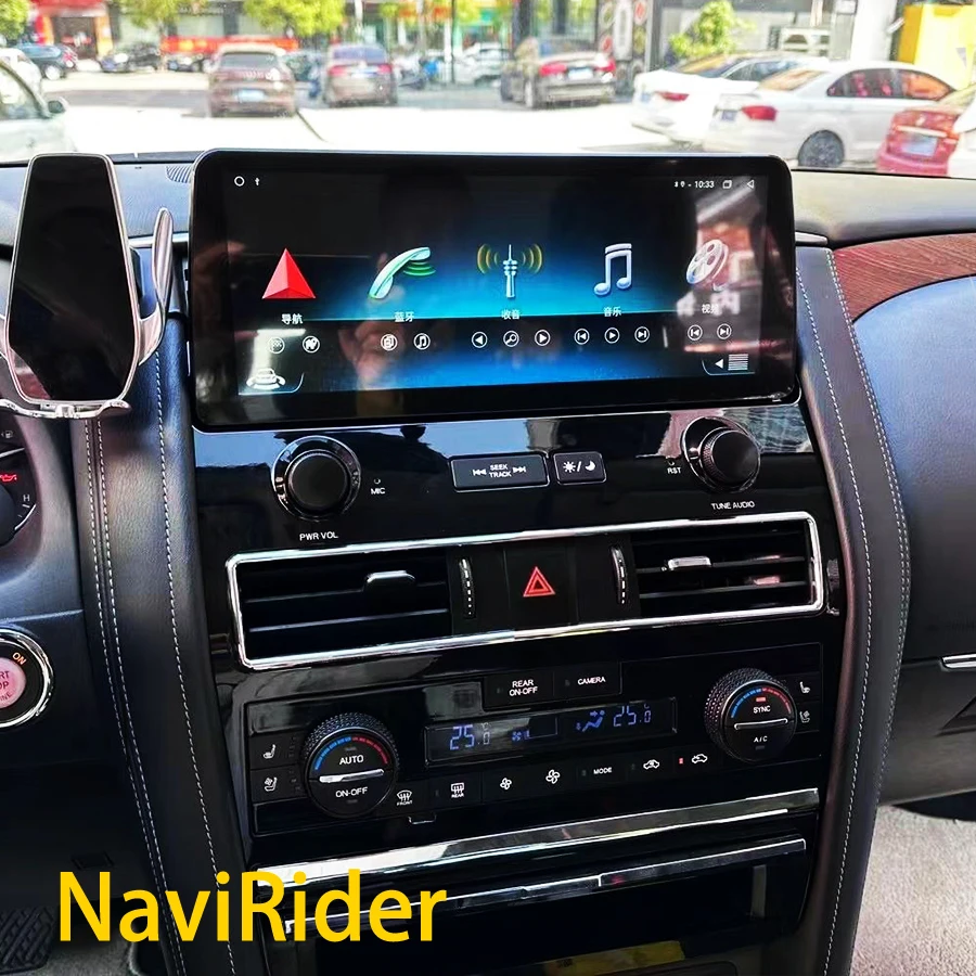 

Android Qled Screen For Nissan Armada Patrol Royale SL Y62 QX80 QX56 GPS Car Video Player Radio Multimedia Carplay Head Unit