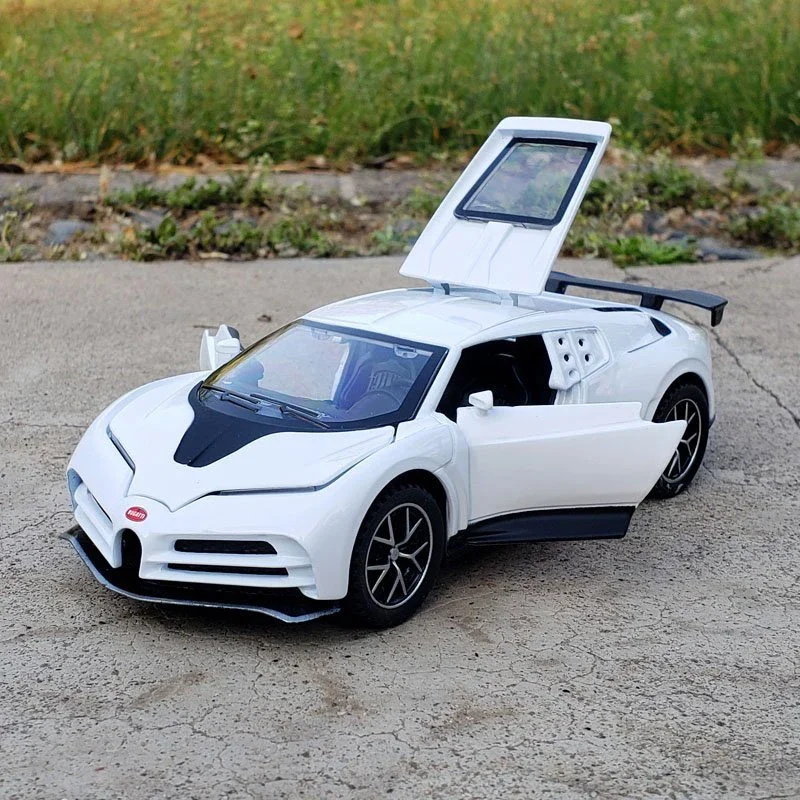

Модель автомобиля Bugatti Centodieci, литье под давлением, модель автомобиля 110 лет, издание на годовщину, модель автомобиля, коллекционные предметы, детская игрушка, 1:32