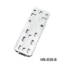 Heavy - Duty DIN Rail Clip for 35mm Electrical Component Mounting - Corrosion - Resistant Zinc Alloy Construction (HS - X35 S)