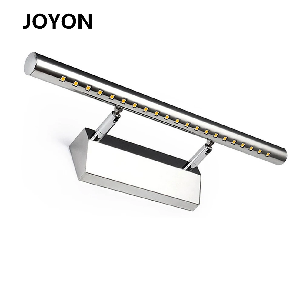 Stainless Steel Mirror Dressing Table Lights LED Wall Light 3W 5W 7W with Switch for Bedroom Bedside Bathroom Wall Lamp Fixtures