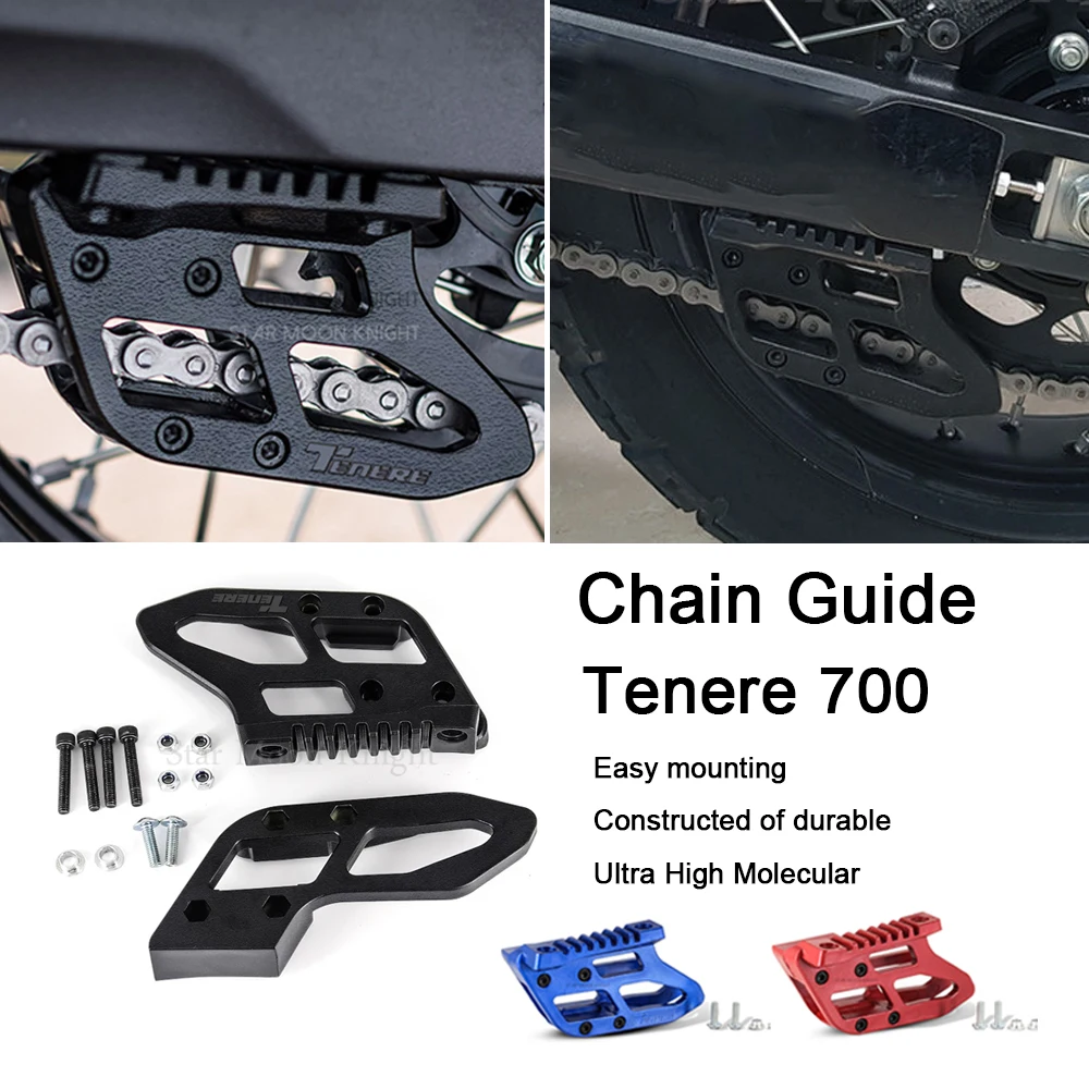 

For YAMAHA Tenere 700 TENERE700 XTZ XT700Z T 700 T7 Chain Guide Pulley Chains Stabilizer Chainring Protector Plate Guard Cover