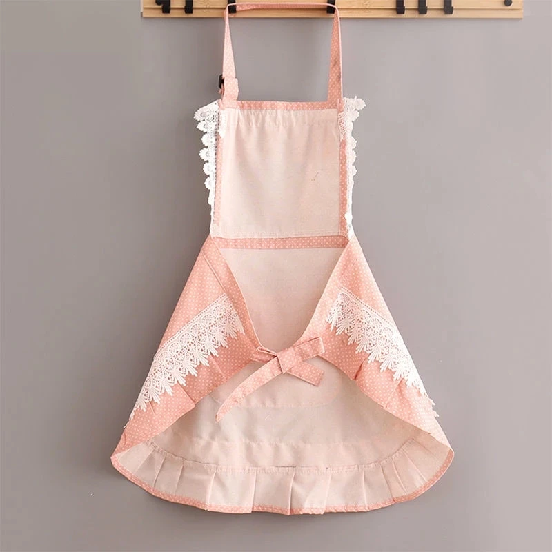 Spitze Atmungsaktive Wasserdichte Schürze Blume Shop Kaffee Shop Arbeit Uniform Home Küche Kochen Reinigung Apronkitchen schürzen hause che – Detail 9