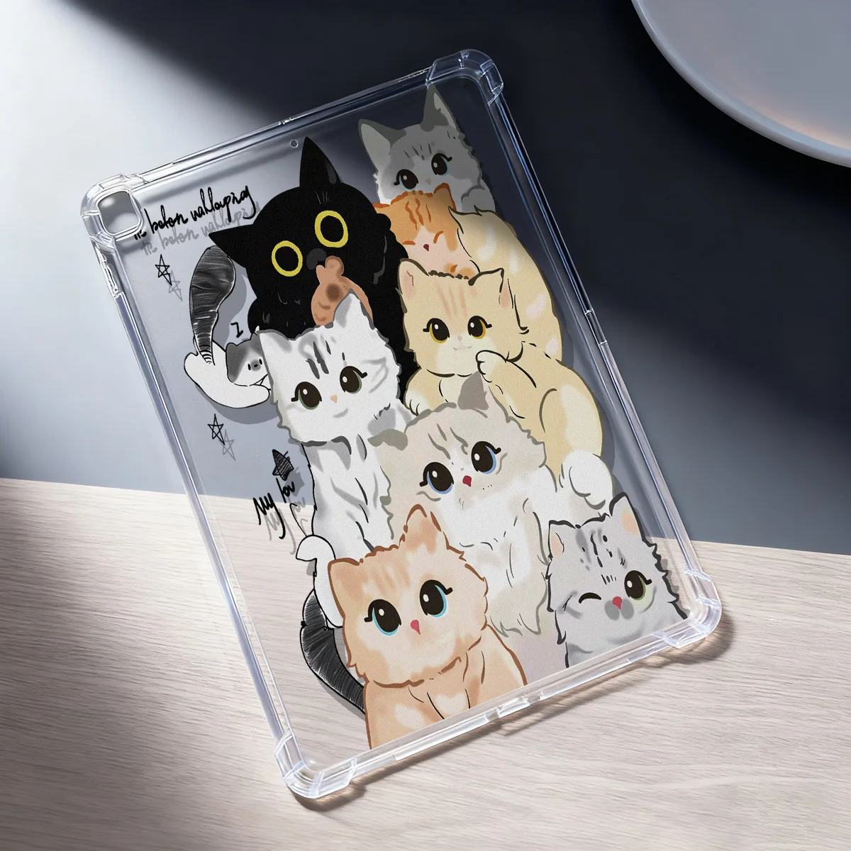 Enhanced Silicone Cat Tablet Case - Protective Cover