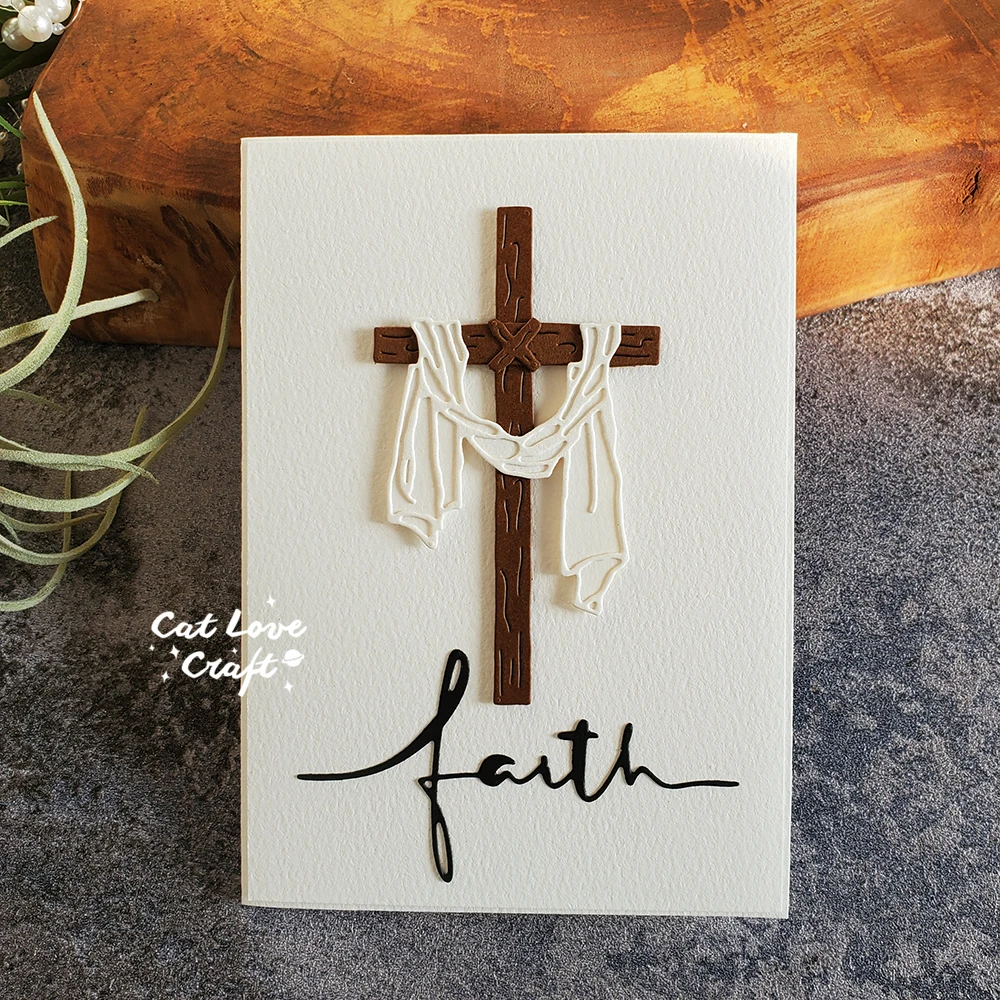 Description Picture 2 of itemCatlove Cross Crucifixion Easter Metal Cutting Dies Scrapbooking Stencil Die Cuts Card Making DIY Craft Embossing New Dies 2022