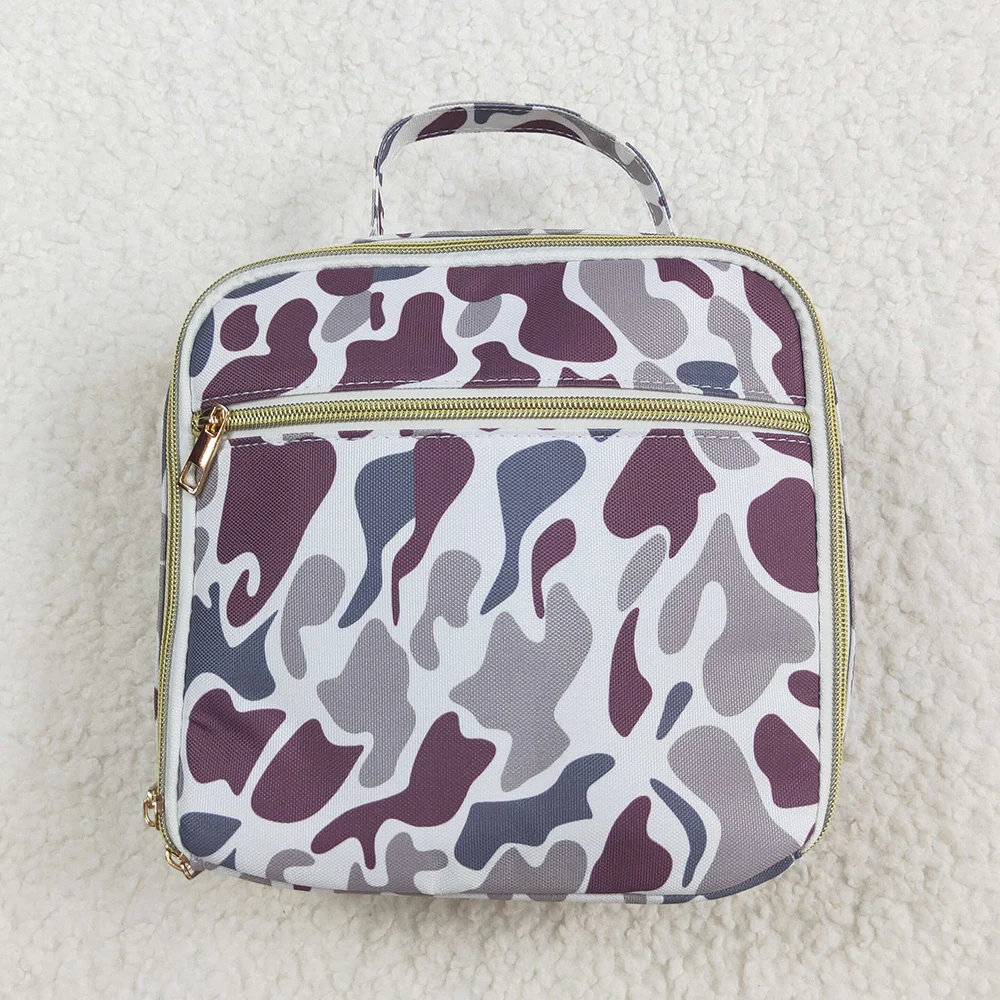 Vendita calda bambini bambini Camo zaini Match Lunch Boxes Picnic borse termiche Boutique Kids Sibling Bags Travel Gym Bag Lunchboxes 6