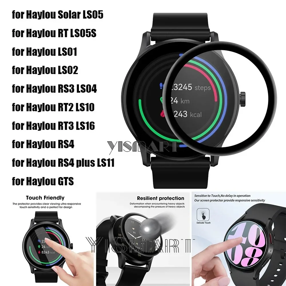 Pellicola Salvaschermo A Copertura Totale Per Haylou Solar Ls05 Rt Rs3 Rt2 Rt3 Pellicola Protettiva Morbida Curva Per Haylou Rs4 Plus Ls11 Gts