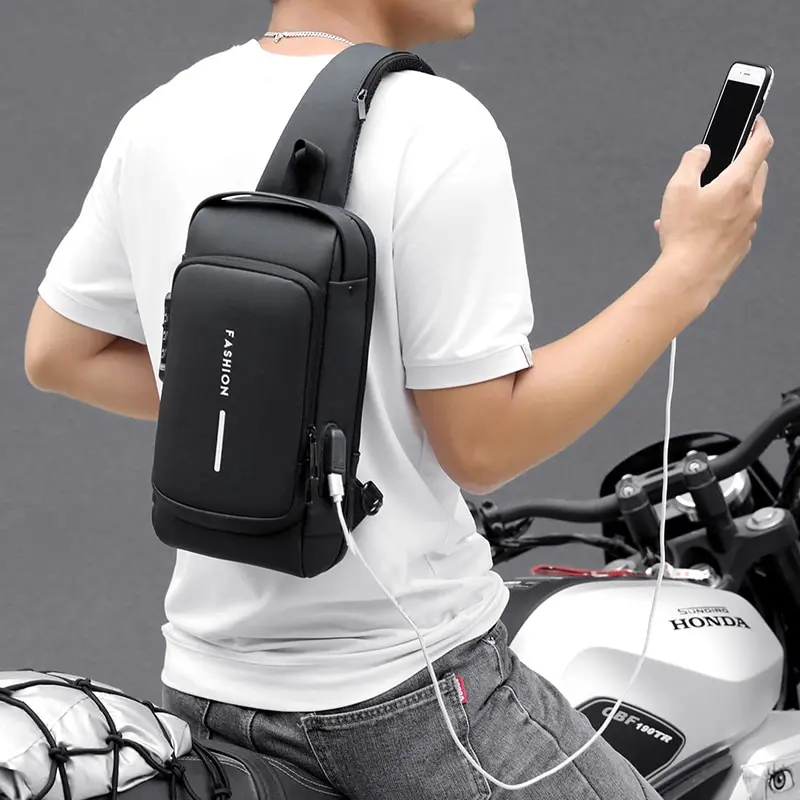S703cb4ca22c141aebd9ca8de2057b4d1H Men Multifunction Anti Theft USB Shoulder Bag Man Crossbody Cross Body Travel Sling Chest Bags Pack Messenger Pack Mallzona