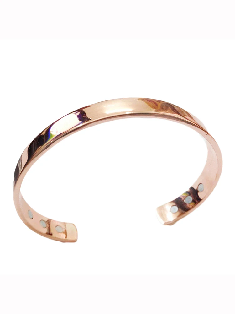 Brass Plating Magnet Energy Health Open Bangle Plated Gold Color Simple Bracelet Bio Healthy Healing Bracelet bangle bracelet,magnetic bracelet