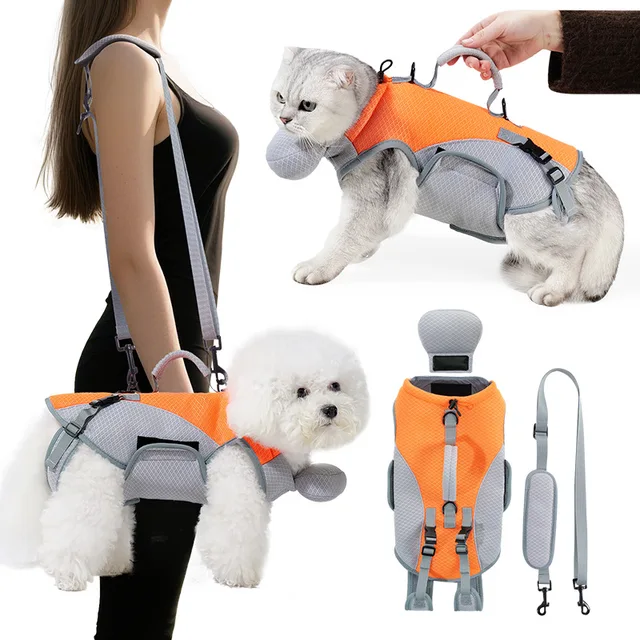 1PC New Pet Bag  Portable Backpack for Going Out  Cat Handbag  Towing Cat Clothes  Small Dog Backpack cat handbag 5