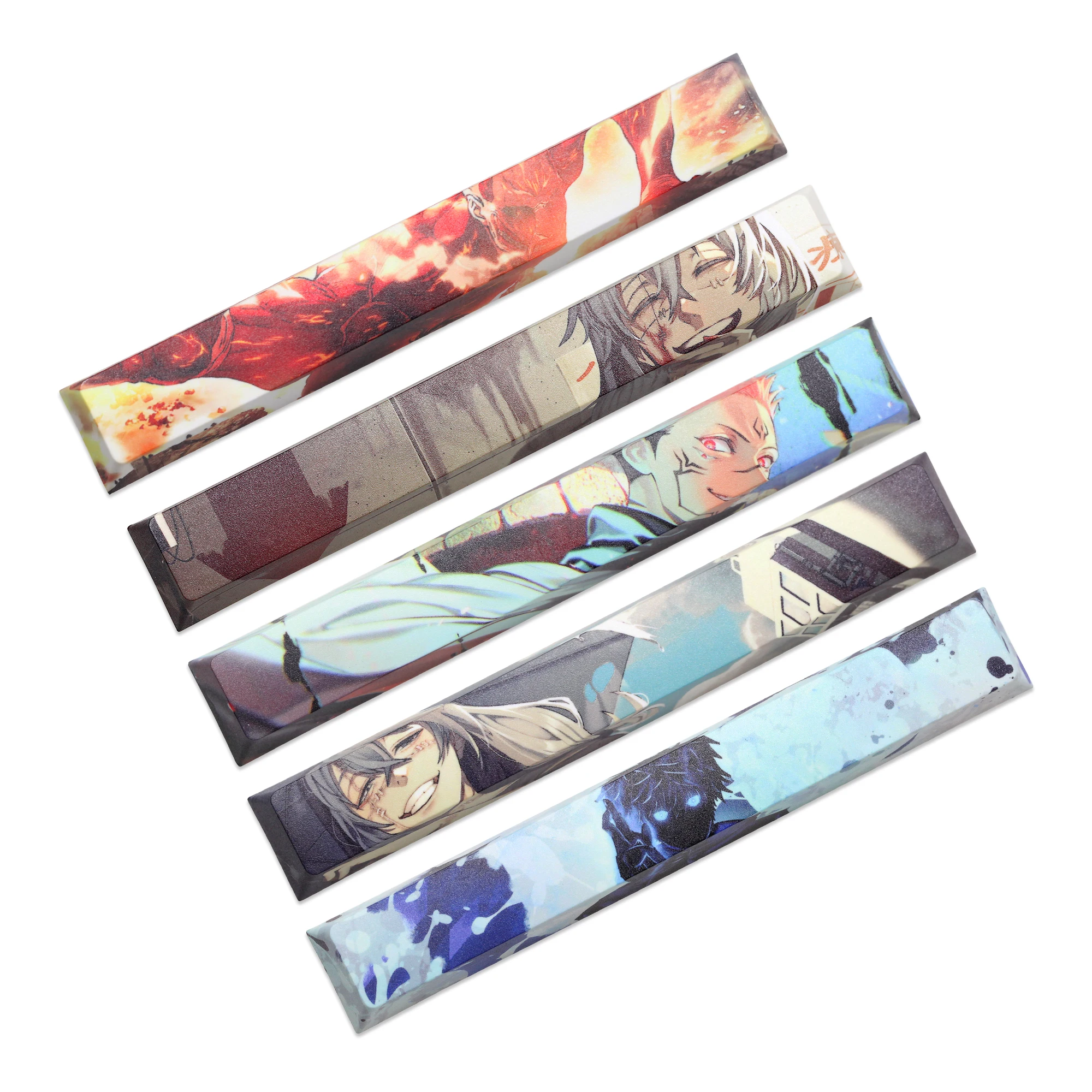 Keycaps para Teclado Mecânico Jujutsu Kaisen Shingeki no Kyojin Dye Sub Pbt 6.25u
