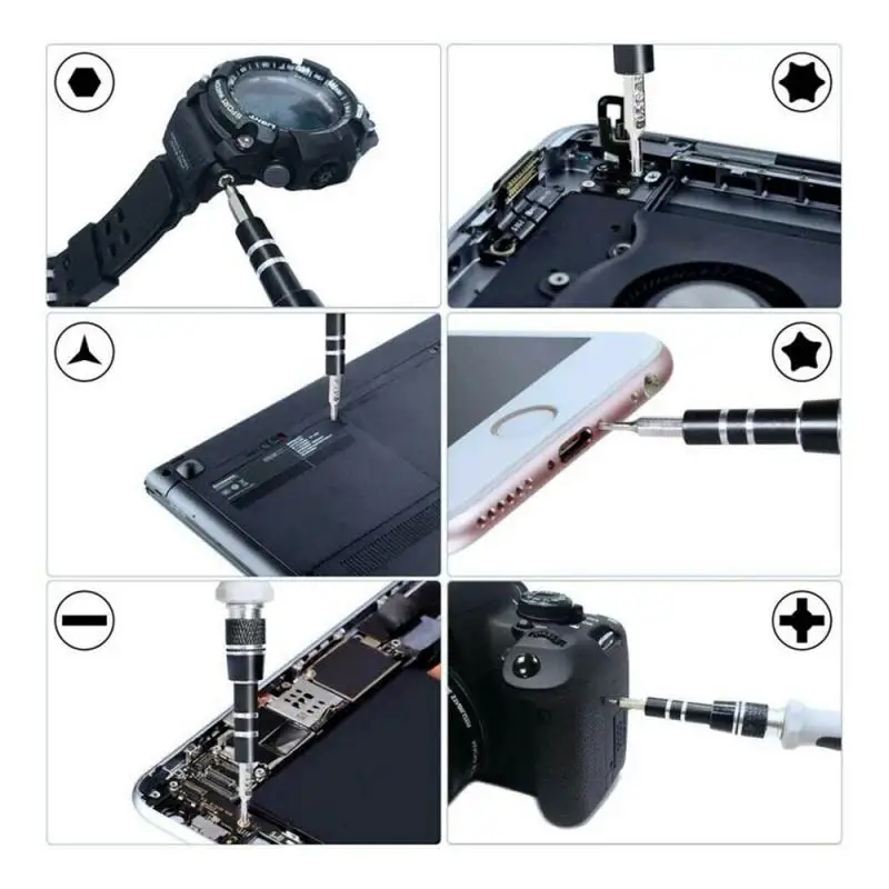 Screwdriver Set Efficient Chrome Vanadium Steel Smartphone Accessories Necessary The Screwdriver Set For Every Need First Batch 5