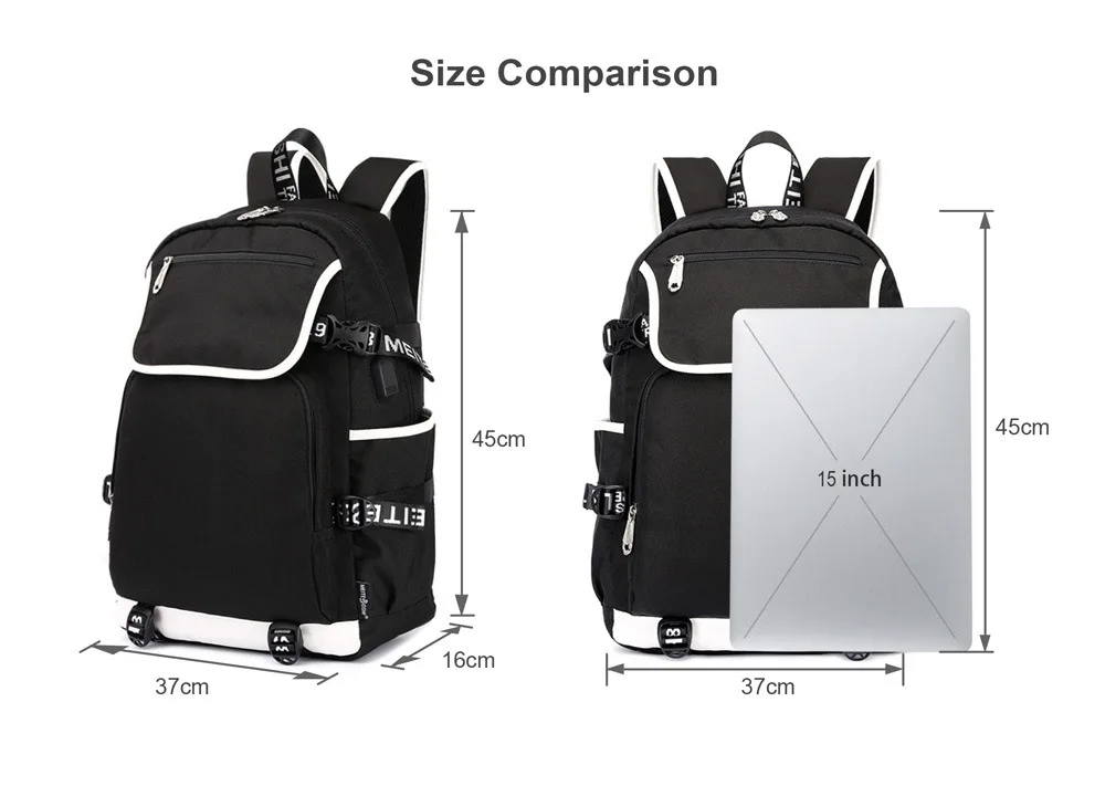 ��� ���� Chucky ���� ���� ���� USB ���� ��Ʈ�� ���� ���� �ʴ� �л� Ű�� �賶, ĳ�־� Mochila