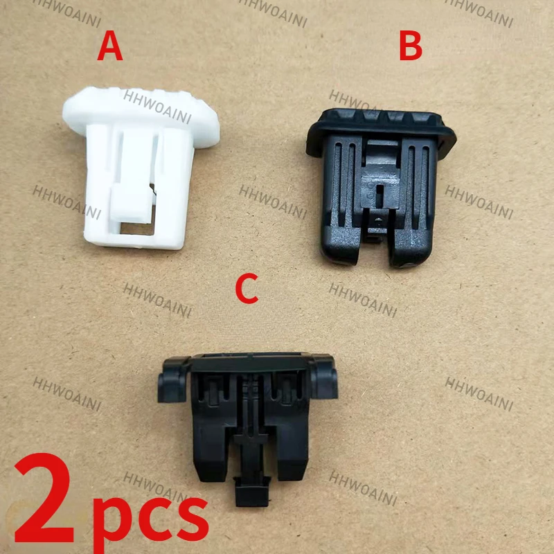 

2pcs For Porsche Panamera Cayenne Rear Seat Cushion Card Holder Clip Buckle Accessories