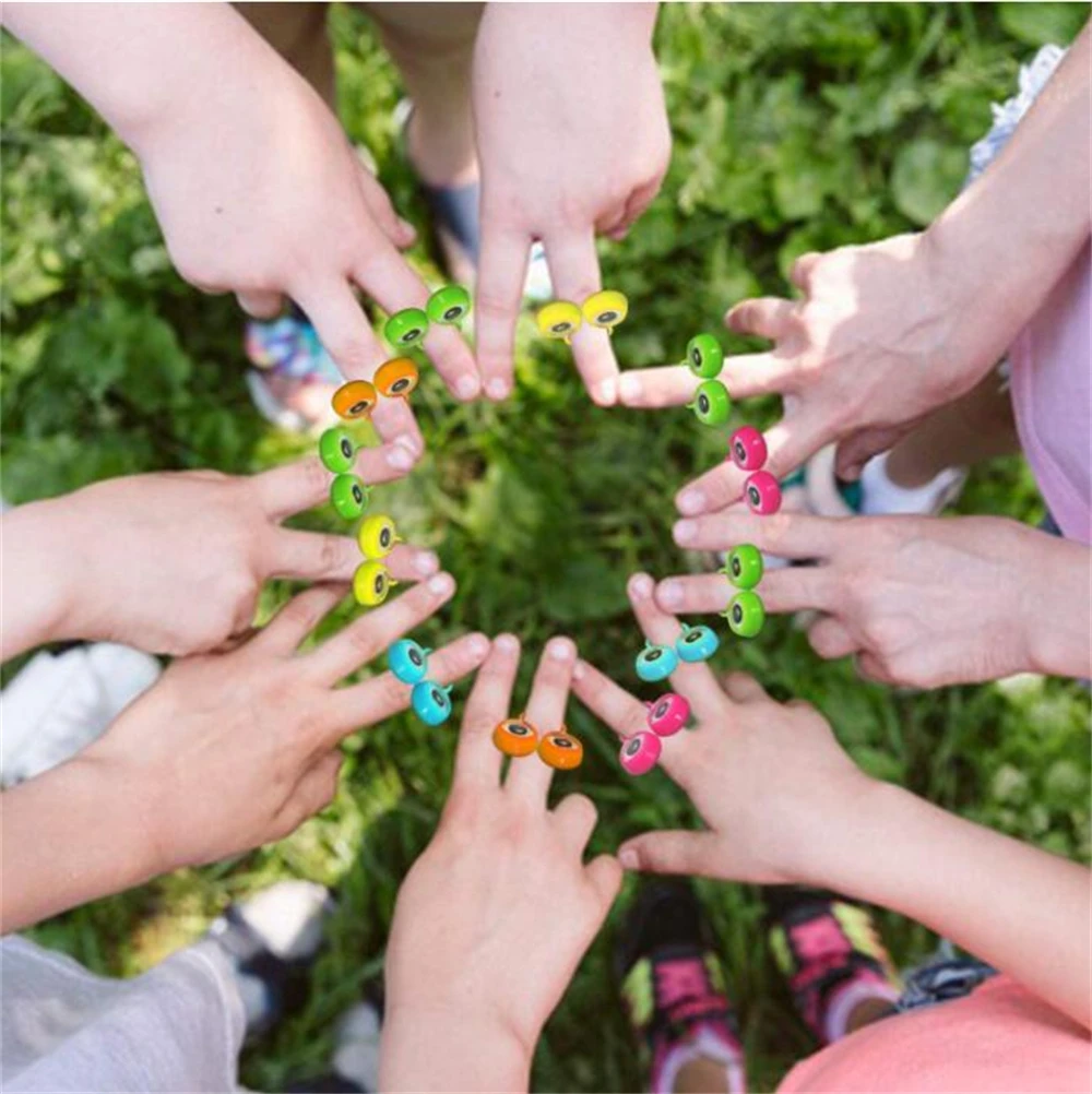 30 Pupazzi A Dito Con Occhi Grandi – Burattini Per Bambini – Giocattolo Educativo E Creativo In ABS