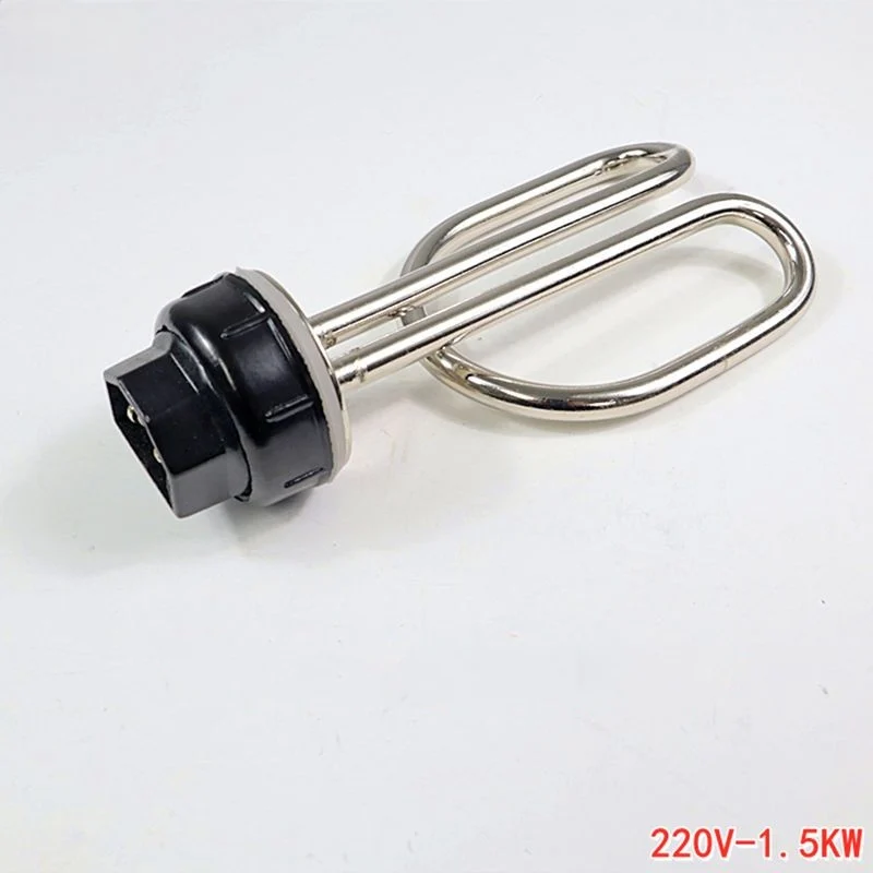 220V 1500W Electric Kettle Parts 82*125MM 3 Pins Socket Stainless Steel Heating Tube