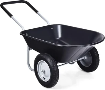 Dual Wheel Wheelbarrow 1