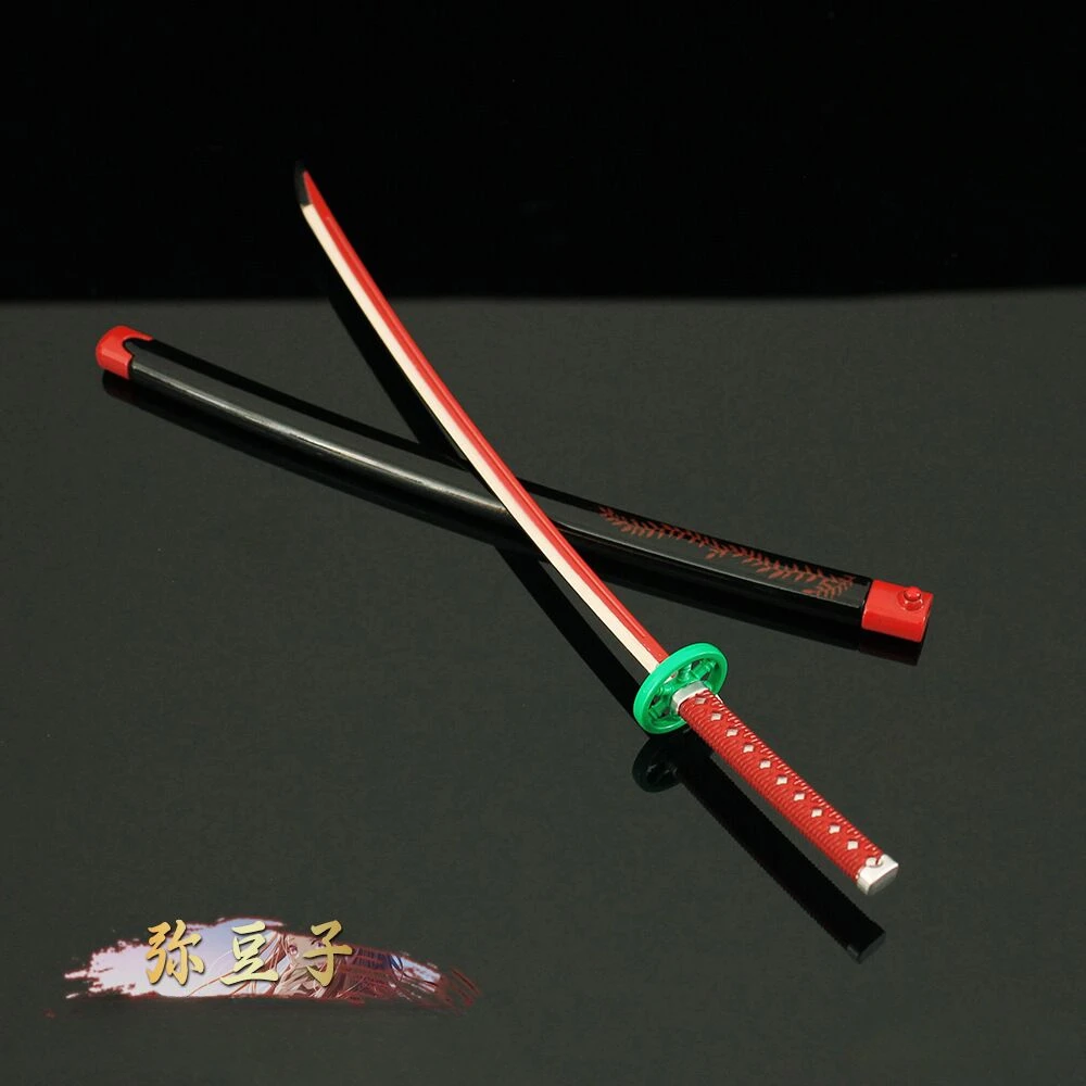 Demon Slayer Sword Kamado Nezuko Nichirin Blade Alloy Katana Sword Press To Eject Japanese Samurai  Anime Weapon Model Gifts 2