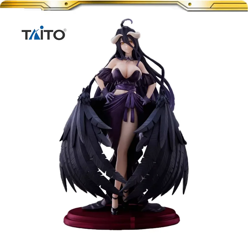 

TAITO OVERLORD Albedo Black Dress Original Anime Figure Kids toy Christmas gift