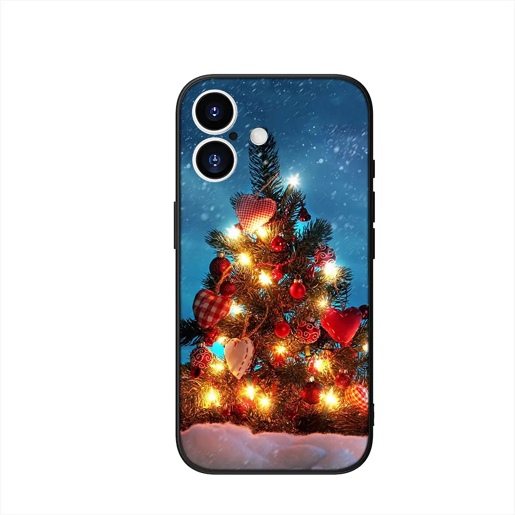 Festive Christmas Tree and Deer Gift Design Phone Case